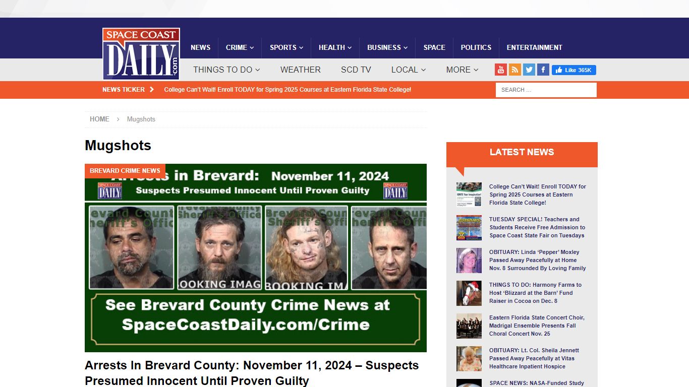 Mugshots Archives - Space Coast Daily